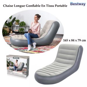 Chaise Longue Gonflable En Tissu Portable – Bestway