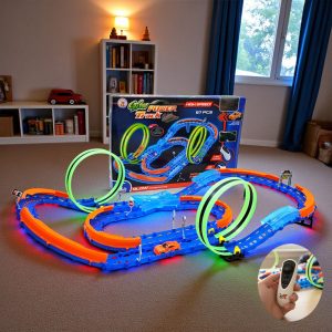 Circuit Lumineux , Télécommandé Glow Power Track 57 pièces