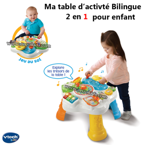 Ma table d’activité Bilingue 2 en 1 pour enfant | Vtech