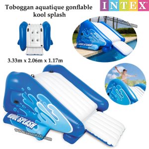 Toboggan Aquatique Gonflable Kool Splash 3.33m x 2.06m x 1.17m – Intex